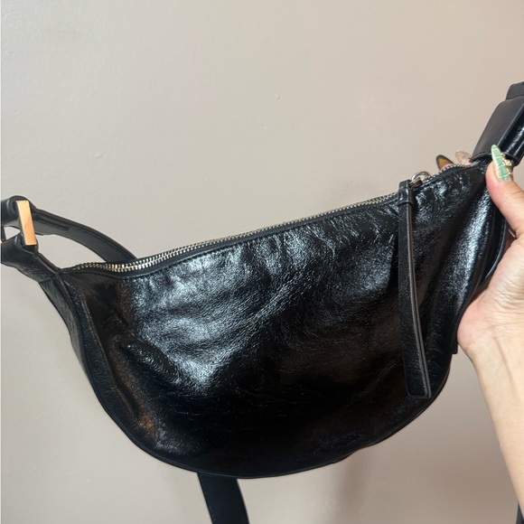 All Saints Handbags - All Saints Black Leather Crossbody Bag
